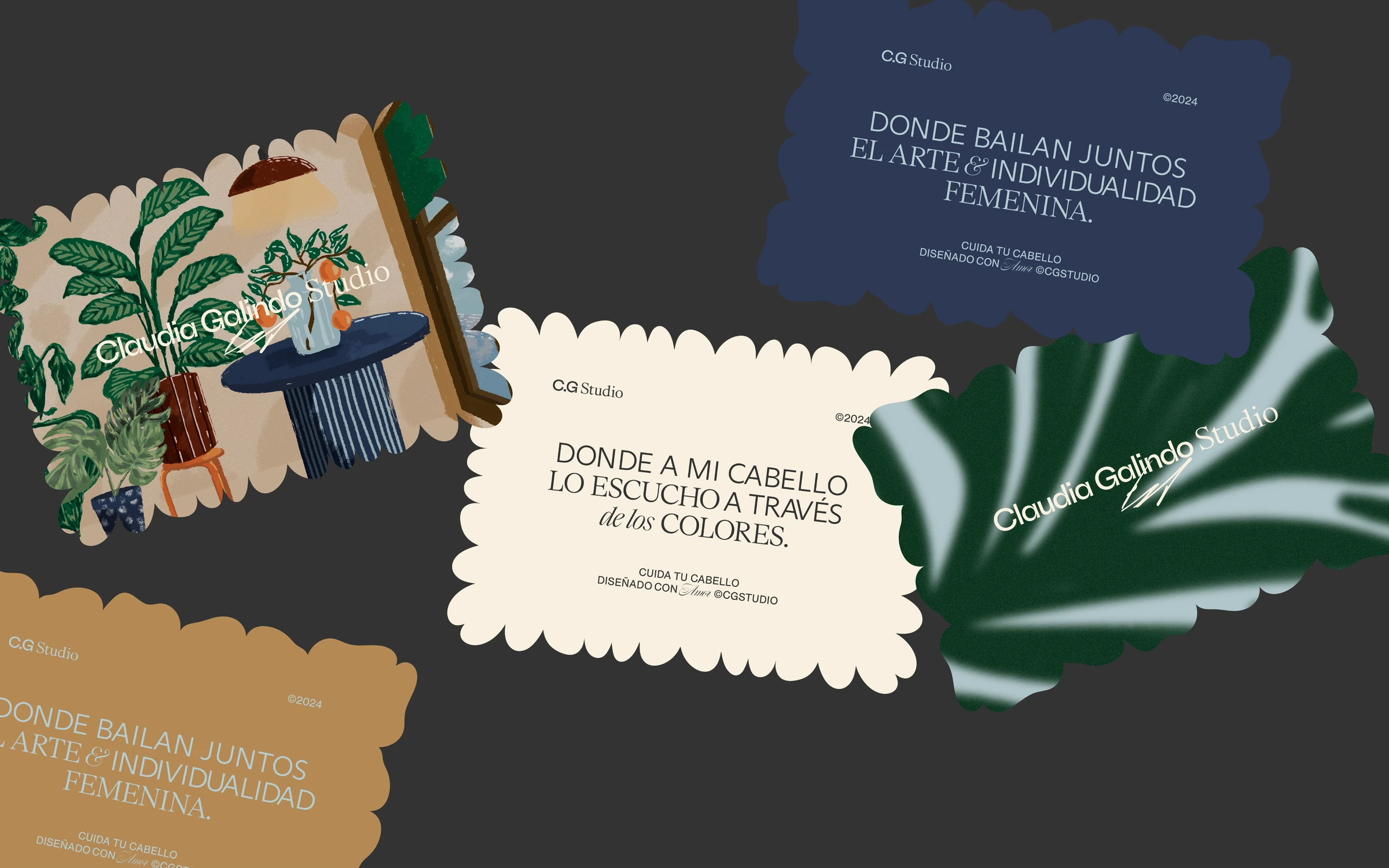 CGStudio — brand identity applications