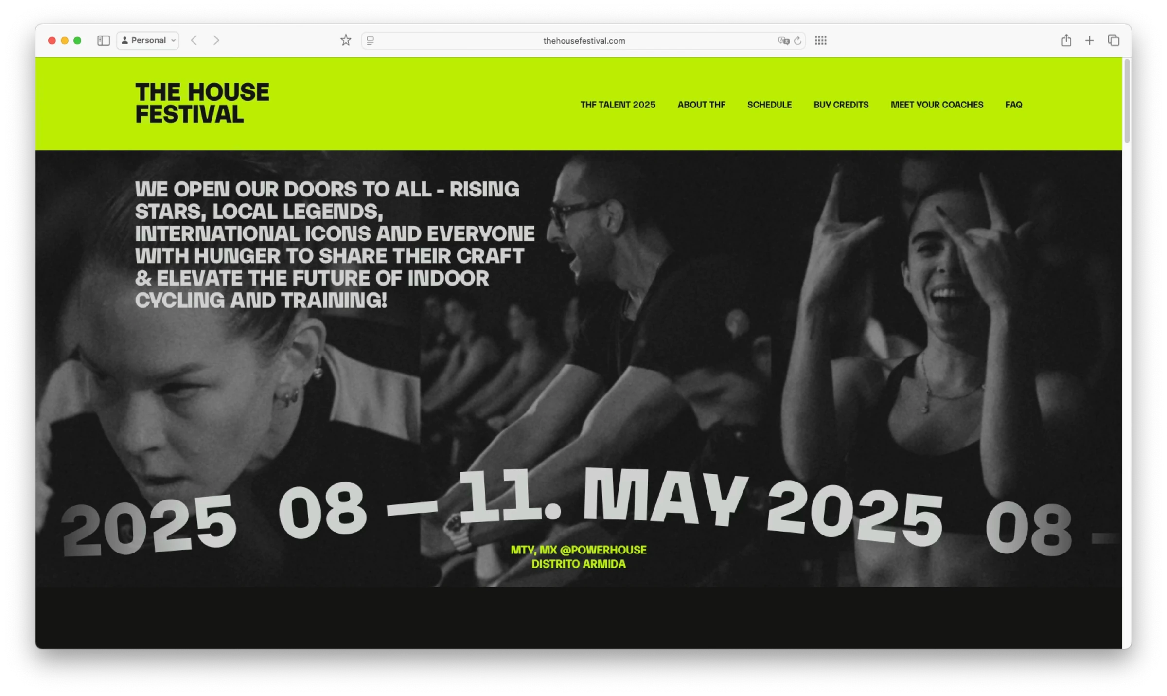 THF and Powerhouse — website design